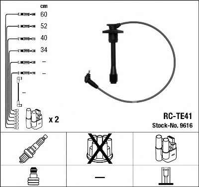 Свечные провода NGK 9616