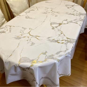 Скатерть Decorama 500x140 см, ПВХ, 1 шт