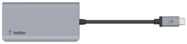 Док-станция Belkin USB-C 4-in-1 Multiport Adapter AVC006btSGY серый