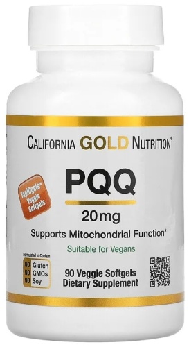 California Gold Nutrition БАД PQQ, 20 mg 90 капсул