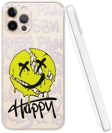 Чехол Mcover для Apple iPhone 12 Pro прозрачный