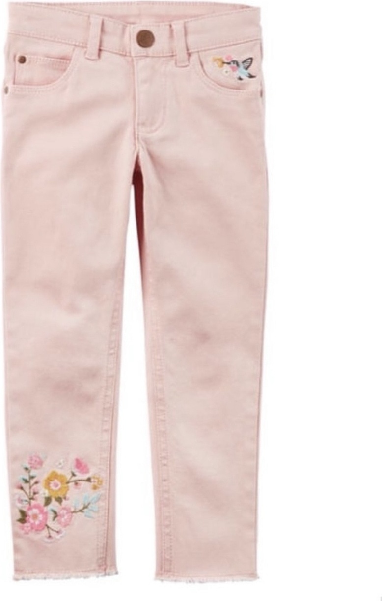 Джинсы зауженные Carters розовый