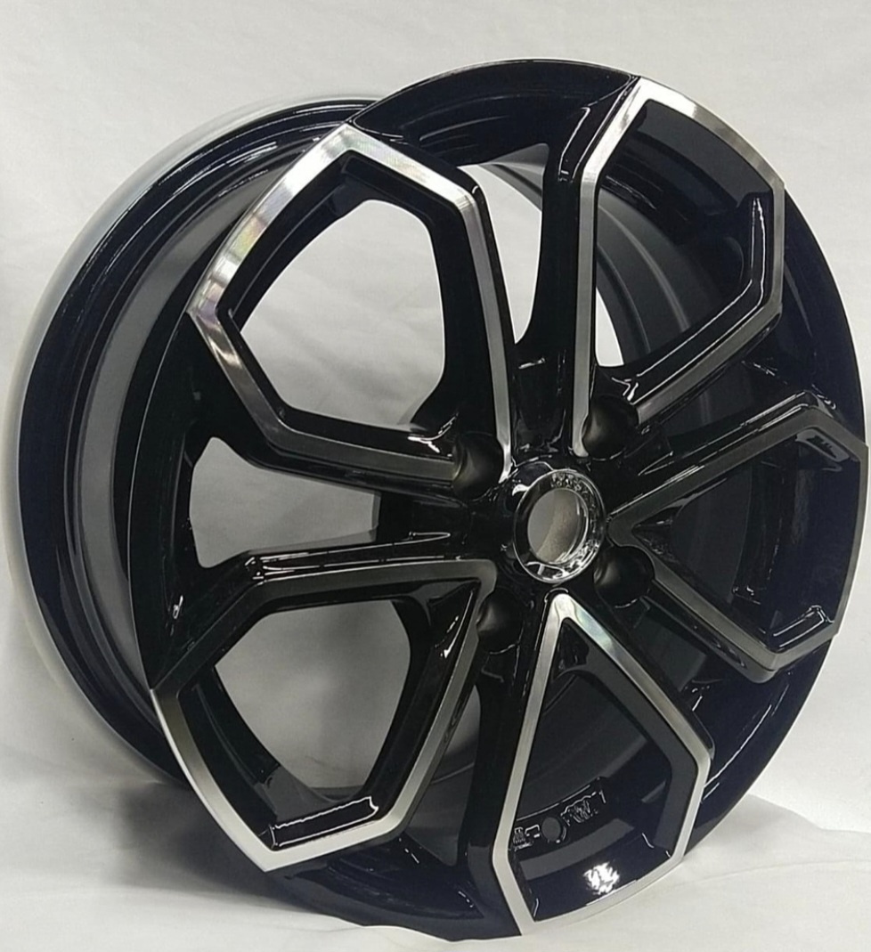 DRS 125 6x14/4x100 D67.1 ET35 черный, серебристый