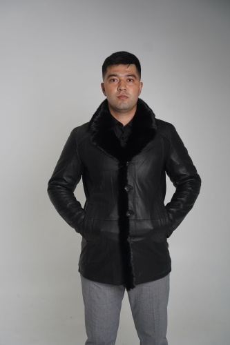 Дубленка Fabio Bravo черный