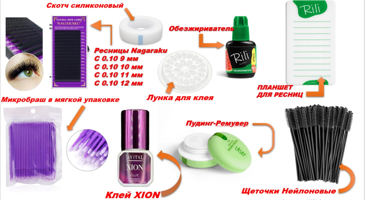 Lash Shop набор для наращивания для ресниц №4 25 мл