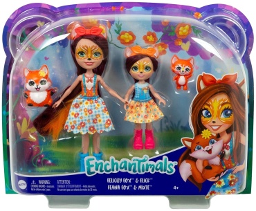 Кукла коллекционная Enchantimals Фелисити и Феана Лис 15 см
