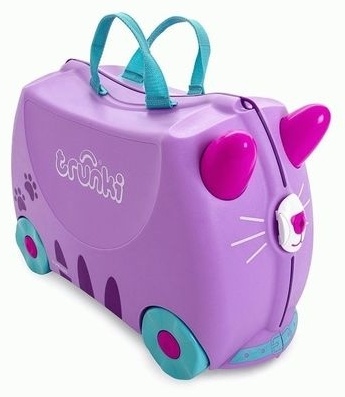 Купить Чемодан Trunki 0322-GB01 пластик, текстиль 18 л фиолетовый в ...