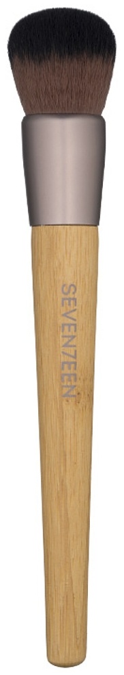 Seventeen FOUNDATION BRUSH BAMBOO HANDLE кисть для тонального средства #1491 коричневый 1
