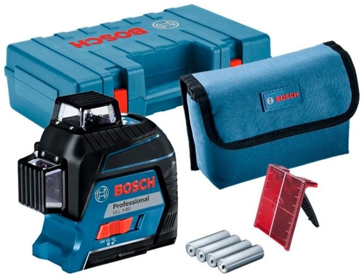 Купить Лазерный уровень Bosch линейный GLL 3-80 Professional 0601063S00 ...