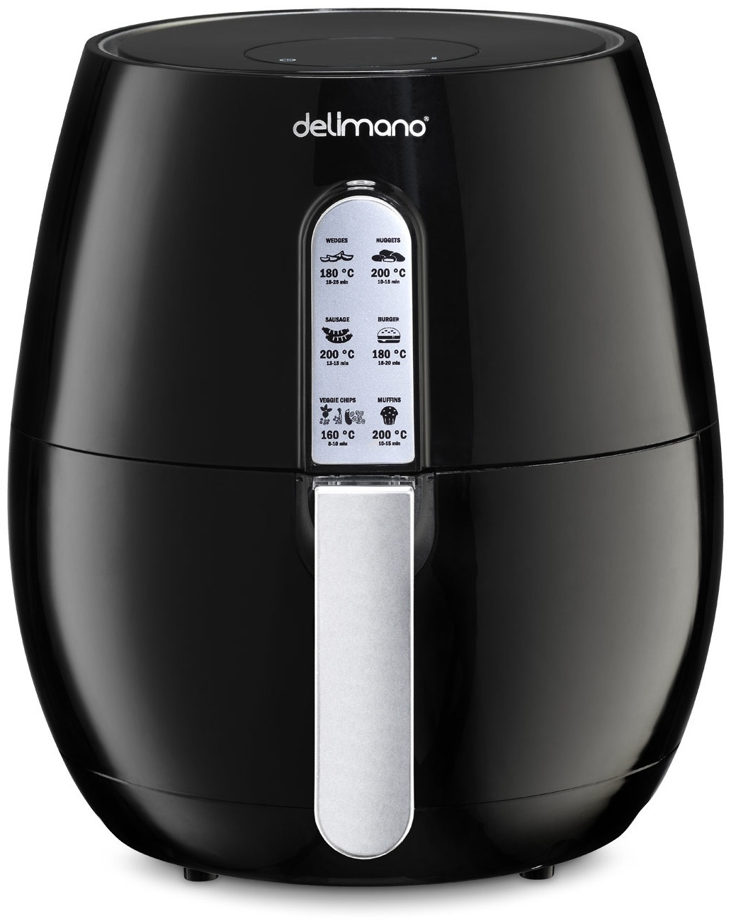 Купить Мультиварка Delimano Air Fryer Deluxe черный в Алматы – Магазин на  Kaspi.kz