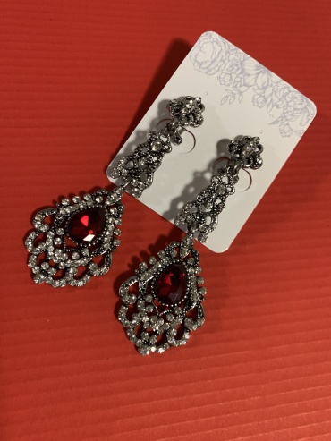 Серьги ACCESSORIZE бижутерный сплав, кристалл