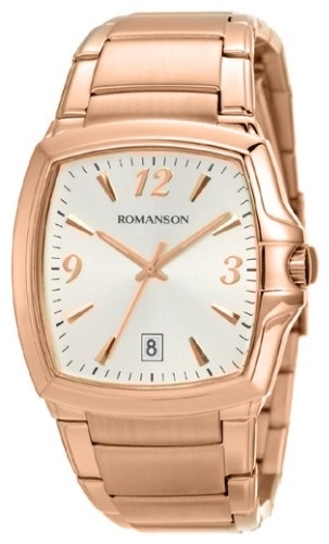 Кварцевые ROMANSON TM 0343 Bronze нержавеющая сталь