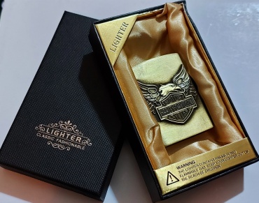 Lighter газовая зажигалка Harley Davidson, металлический сплав