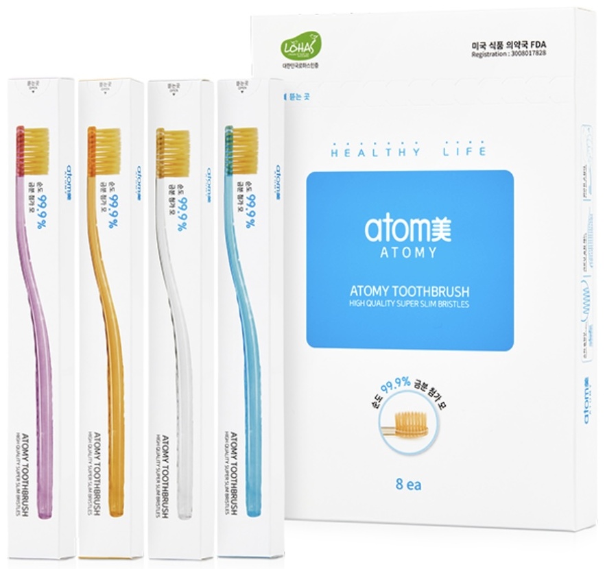 Atomy Toothbrush зубная щетка средняя 1 шт