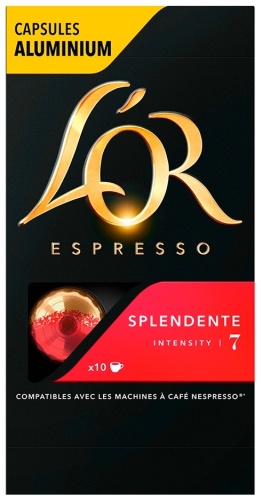 Капсулы кофе L’OR кофе Espresso Splendente 10 шт