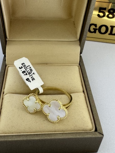 Goldmas 4112234 размер 19 вес 3.67 г золото, агат