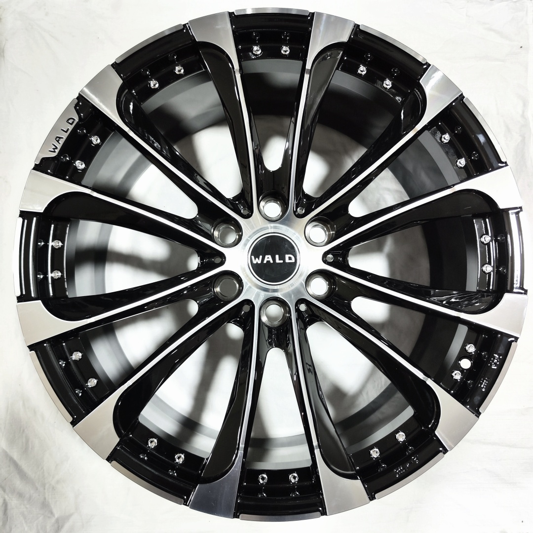 Wald 514 10x22/6x139.7 D95.1 ET45 серебристый, черный