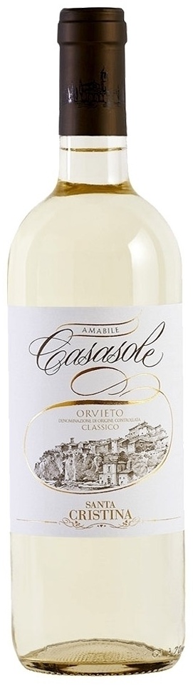 Вино Santa Cristina Casasole полусладкое белое 12% 0.75 л