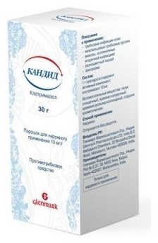 КАНДИД 1% 30г пор д/нар прим