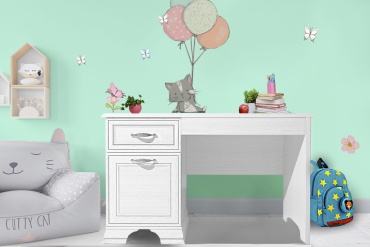 АНРЭКС Тиффани, 00051496 парта, 120x60x75 см, слоновая кость