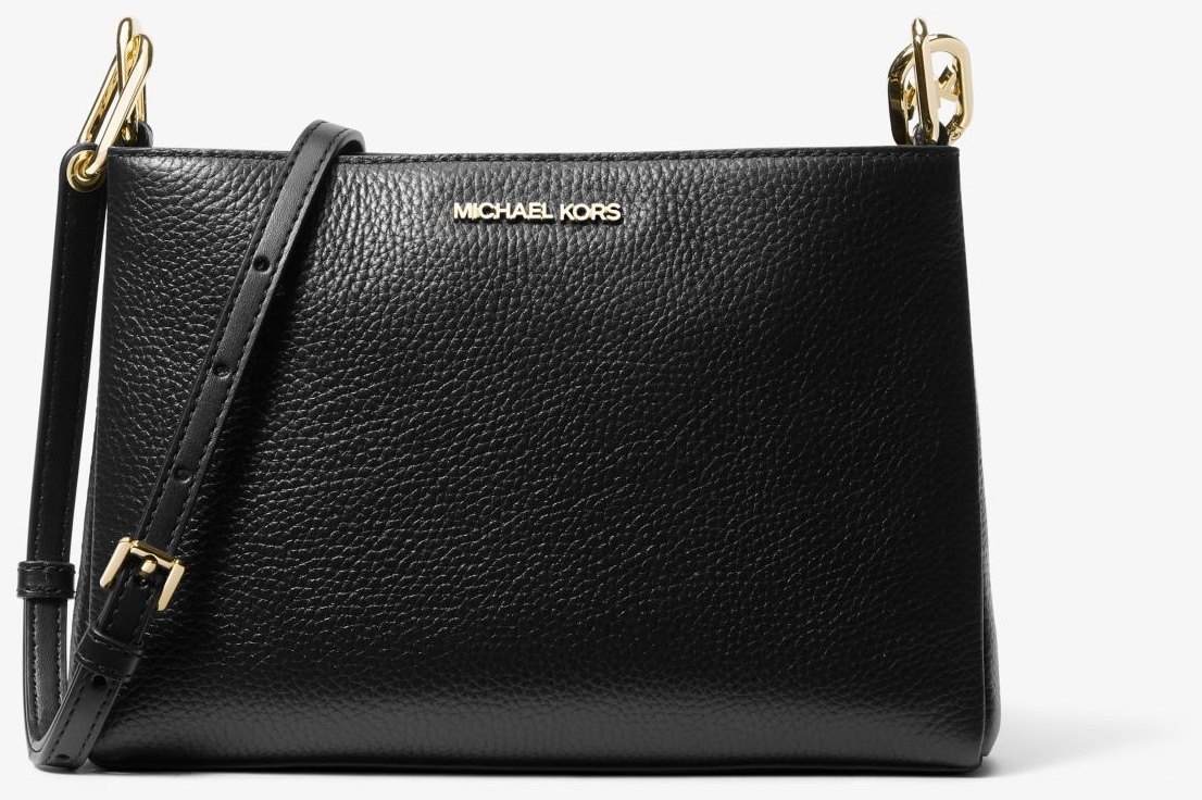Сумка кросс-боди Michael Kors натуральная кожа черный