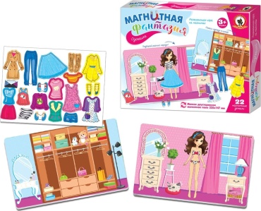 Магнитная игра Русский стиль Магнитная фантазия Одевашка