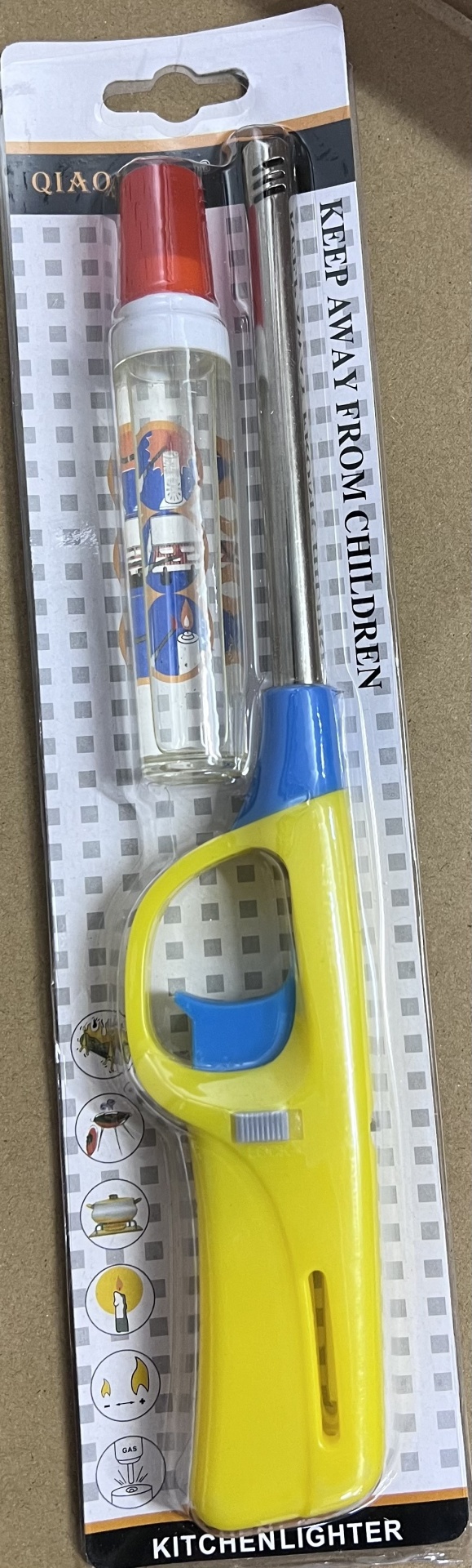 Газовая зажигалка 699742, сталь, пластик
