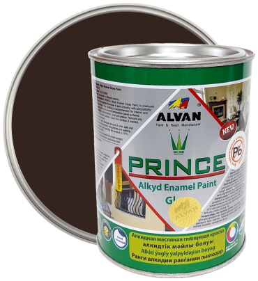Alvan эмаль глянцевая Prince 3 л, тон 139 leather