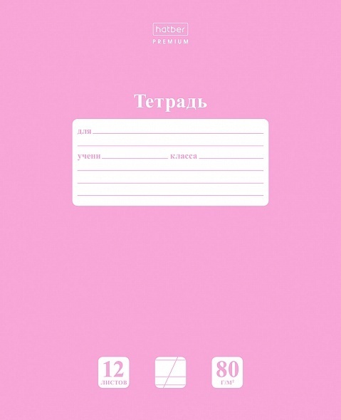 Купить Школьная тетрадь Hatber 12Т5A6_05018 , 12 л, А5, косая линейка ...