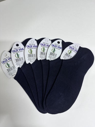 Следки CALZE VIVA 6 пар синий 40-44