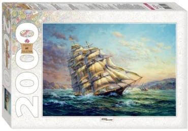 Step Puzzle Парусник 84049 классический 2000 деталей