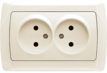 Розетка VIKO Carmen 320-36140/90562055, бежевый