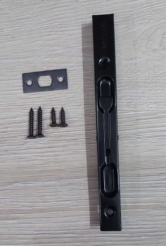 Шпингалет CLLX160*16 mm BLACK , врезной