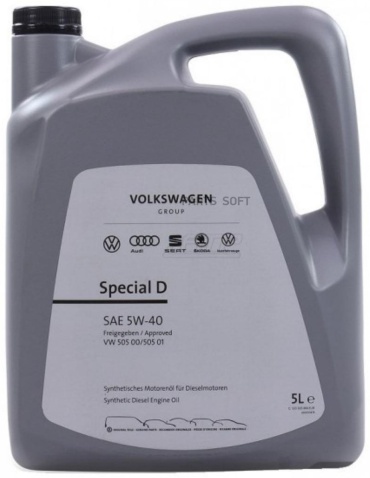 Синтетическое VAG Special D 5W-40 5 л