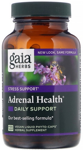 Gaia Herbs БАД Adrenal Health Daily Support 120 капсул