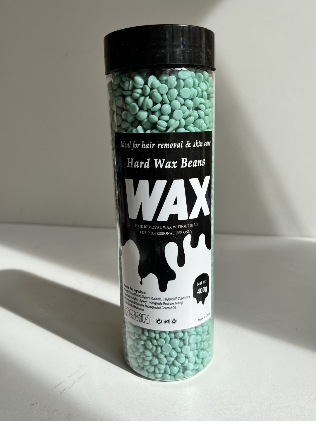 Воск Hard Wax Beans Hard wax 400гр Thea tree плотность мягкая, плотная, средняя в гранулах 400 г