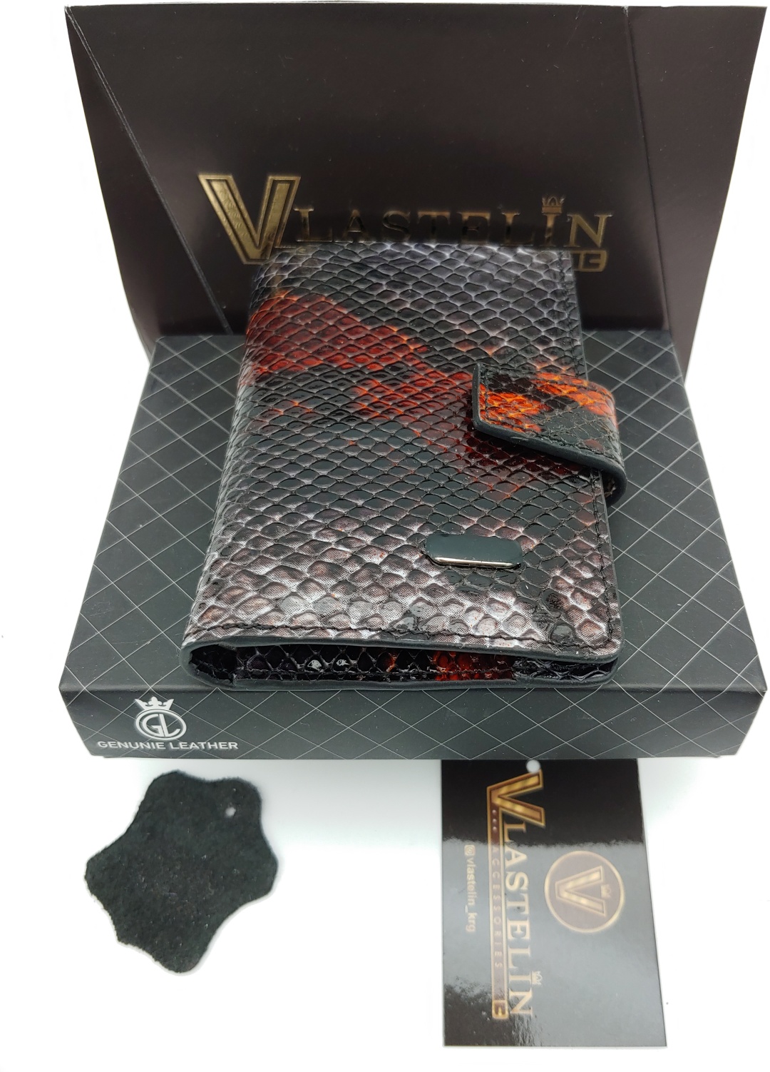 Ключница Vlastelin натуральная кожа, металл 1 шт