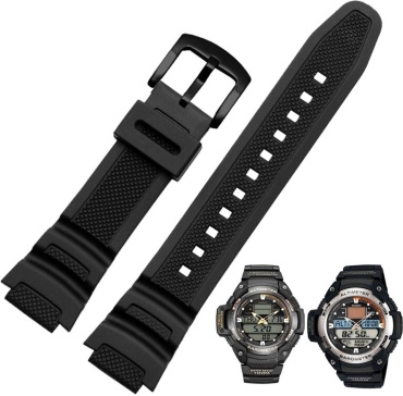 Ремешок CASIO каучук 18 x 125 мм