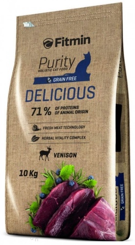 Fitmin Purity Delicious для привередливых оленина 10 кг