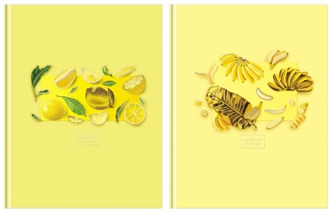 Блокнот BG Pure gold, A5, 80 листов, желтый