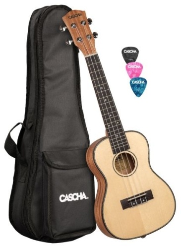 Укулеле концертная CASCHA Solid Top HH 2151 бежевый