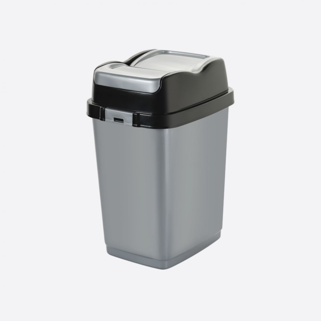Мусорное ведро Dunya Plastik с крышкой Dun-09714 35 л