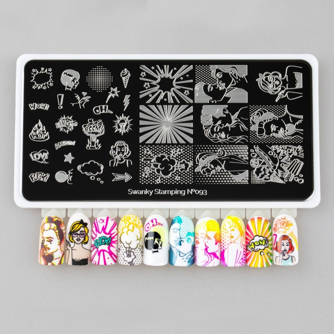 Swanky Stamping Пластина для стемпинга 093