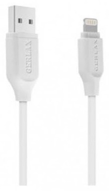 Кабель GERLAX micro-USB 2.0 (F), 1 м, белый