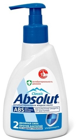 Жидкое мыло туалетное Absolut Ультразащита Classic
