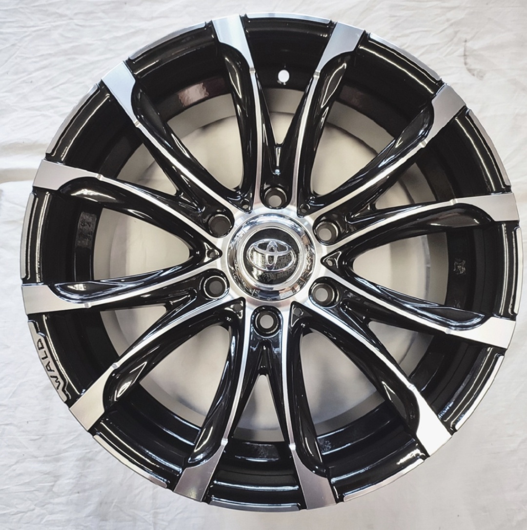 ACQ 905 8x18/6x139.7 D106.1 ET25 черный, серебристый