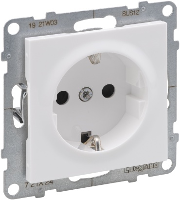 Legrand встраиваемая Suno 721124, электрический цвет белый
