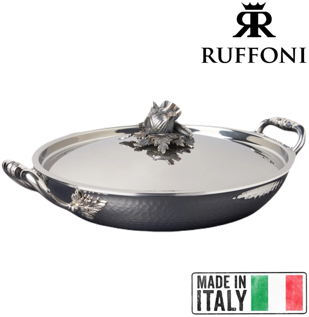 Сотейник 3.5 л, RUFFONI Italy Opus Prima Hammered Steel 30 см сталь
