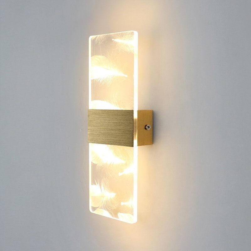 Бра настенный, накладной Candella LED, золотистый