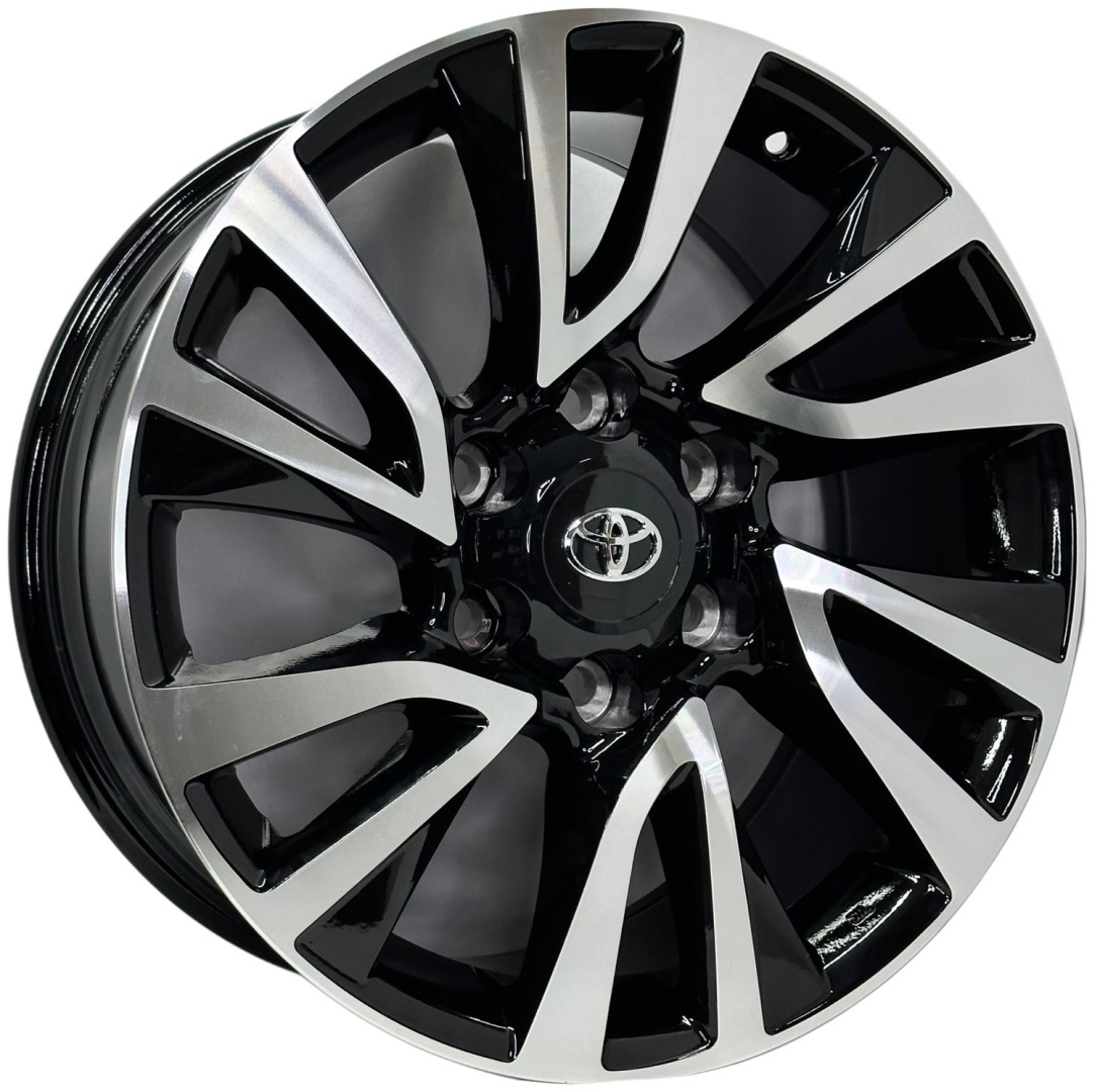 Yixing 871WW 8x18/6x139.7 D106.1 ET25 4 диска черный, серебристый